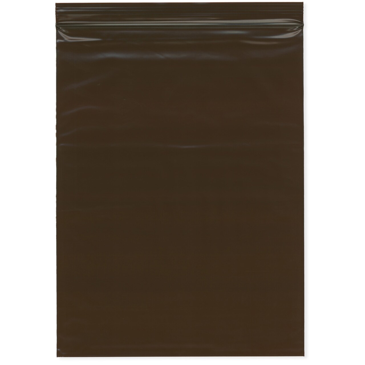 Plymor 9" x 12", 3 Mil Amber UV Zipper Reclosable Plastic Bags